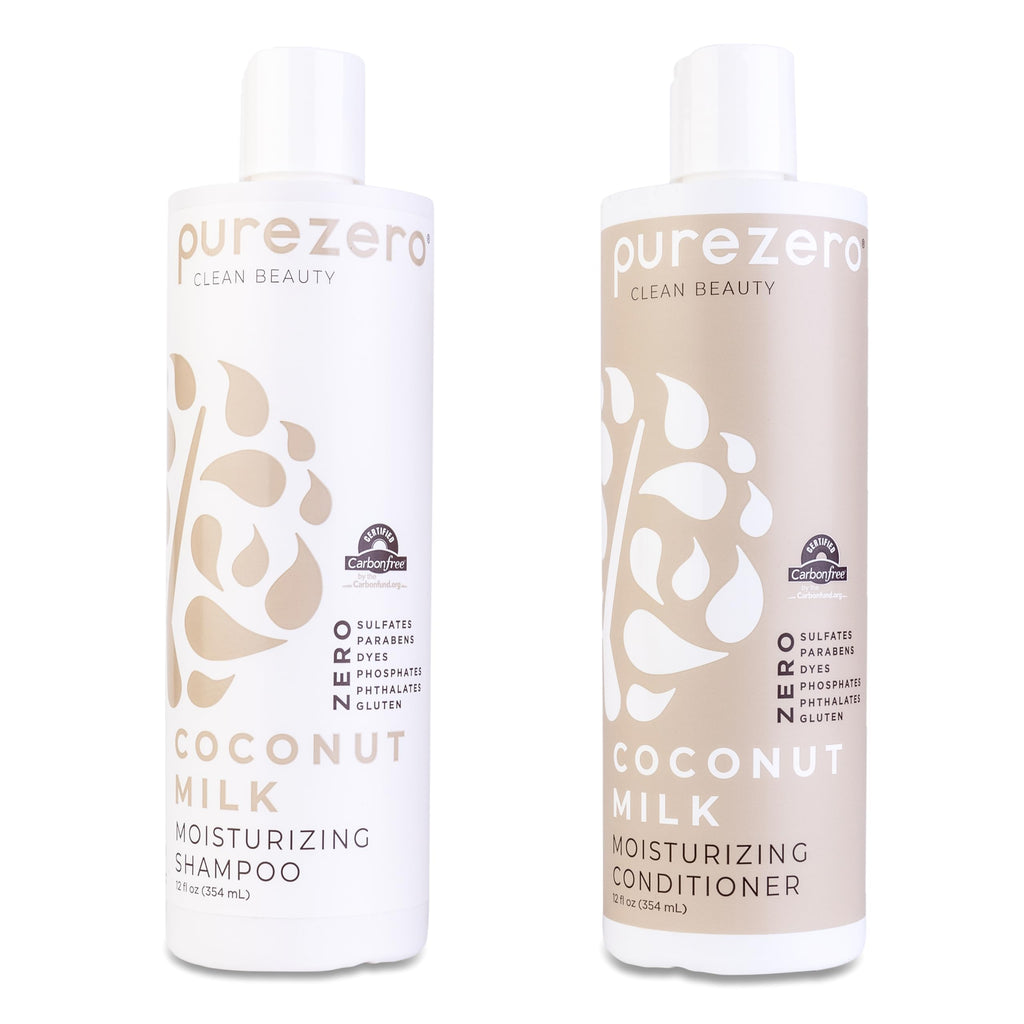 Coconut Milk Shampoo & Conditioner Set Vegan Sulfate Free I74405