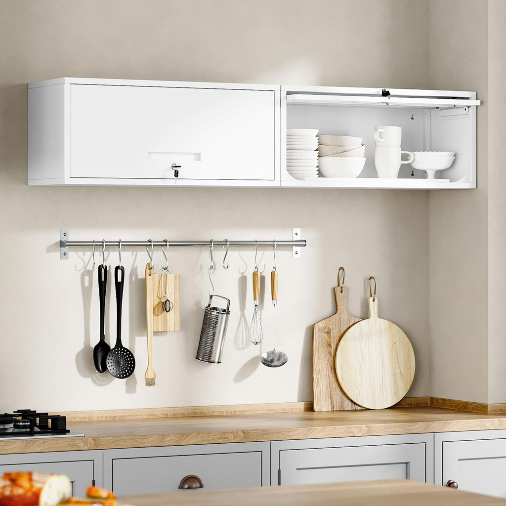 Metal Wall Mounted Storage Cabinet with Doors H781