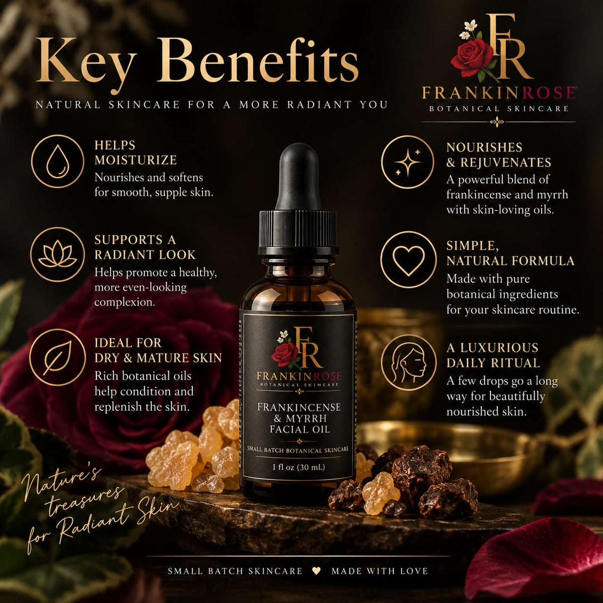 Frankincense & Myrrh Facial Oil 1 oz G74144