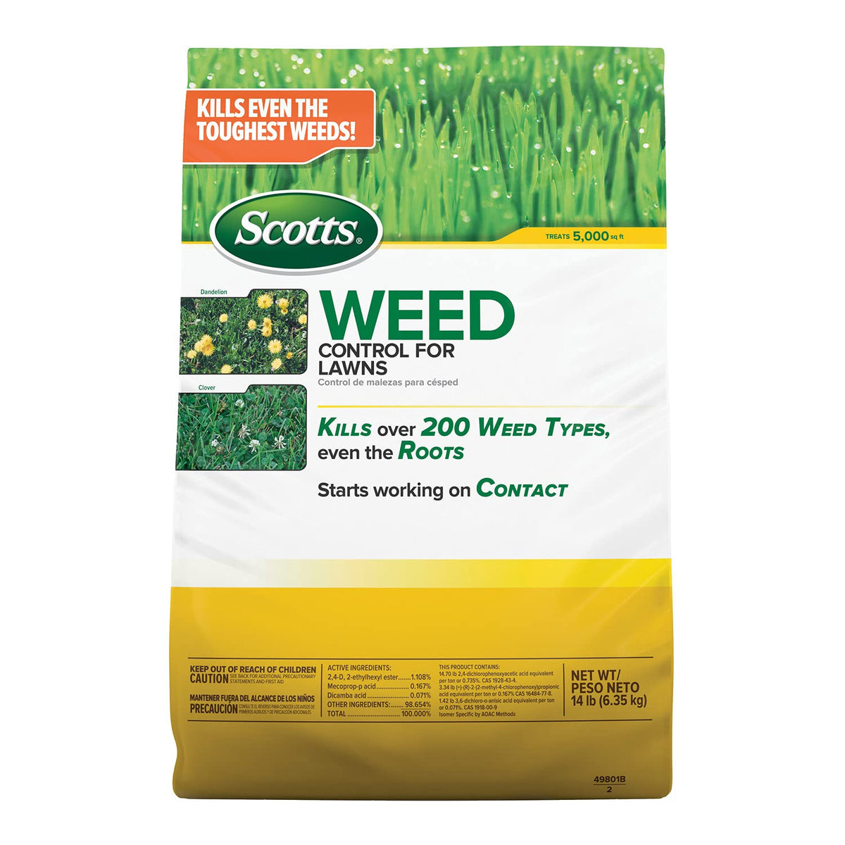 Weed Control for Lawns 14 lbs O72730