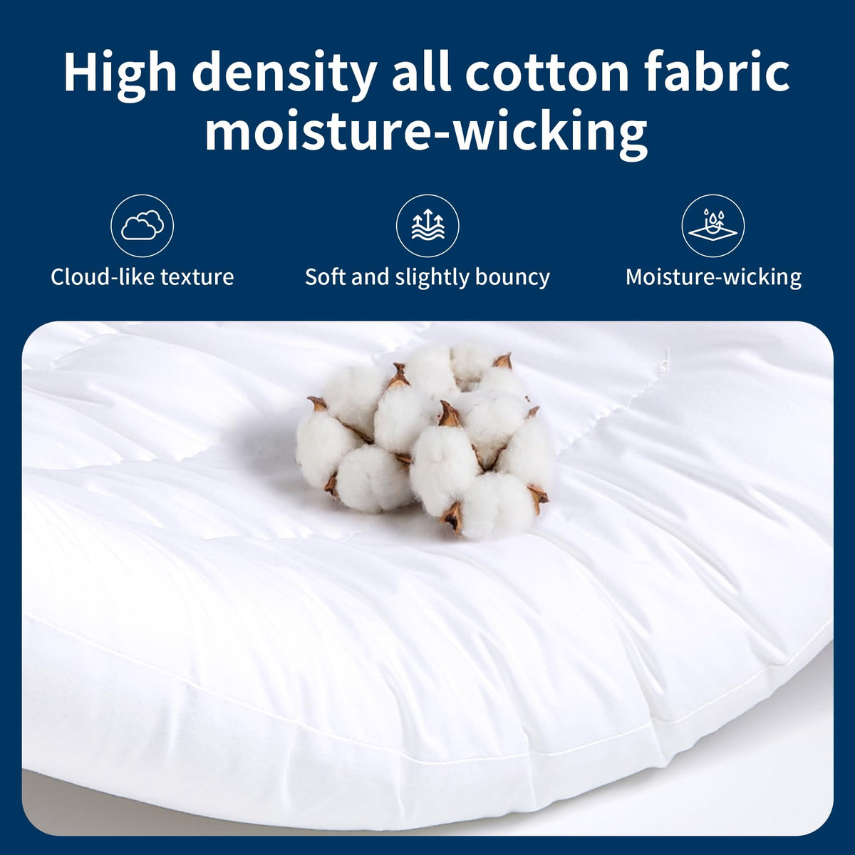 King Size Set of 2 Ultra Thin Pillow D488