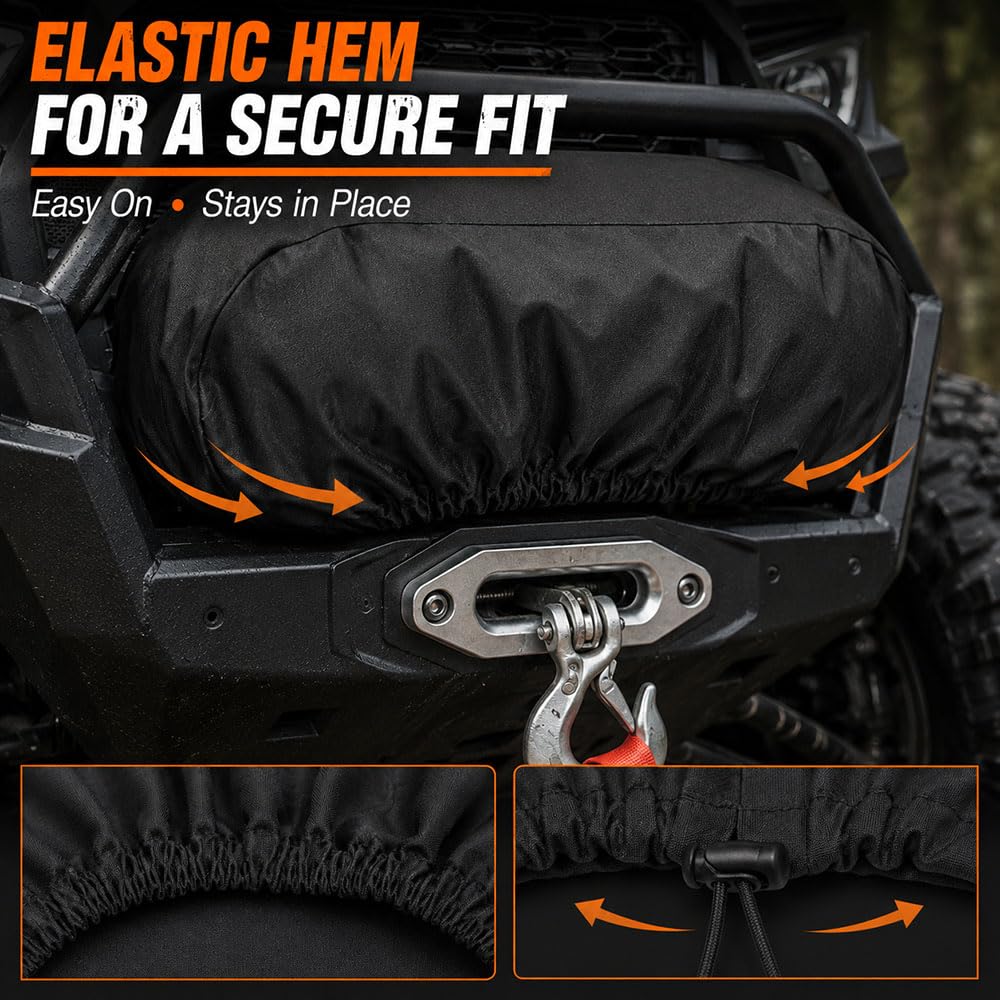 Water Resistant Oxford Fabric Winch Cover K8347