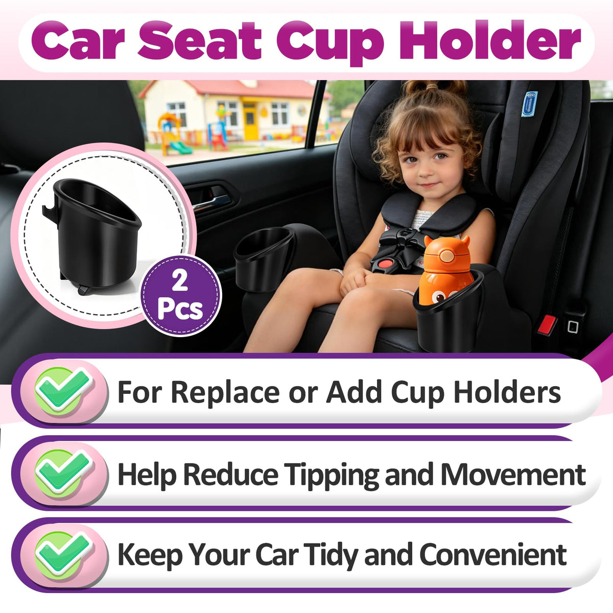 2 Pcs Cup Holder T635