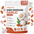 1200 mg Odorless Aged Garlic Extract Softgels with CoQ10 Ubiquinol & Vitamin K2, 120 Softgels M561