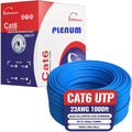 1000ft Plenum CMP CAT6 Solid Cable Blue Y887