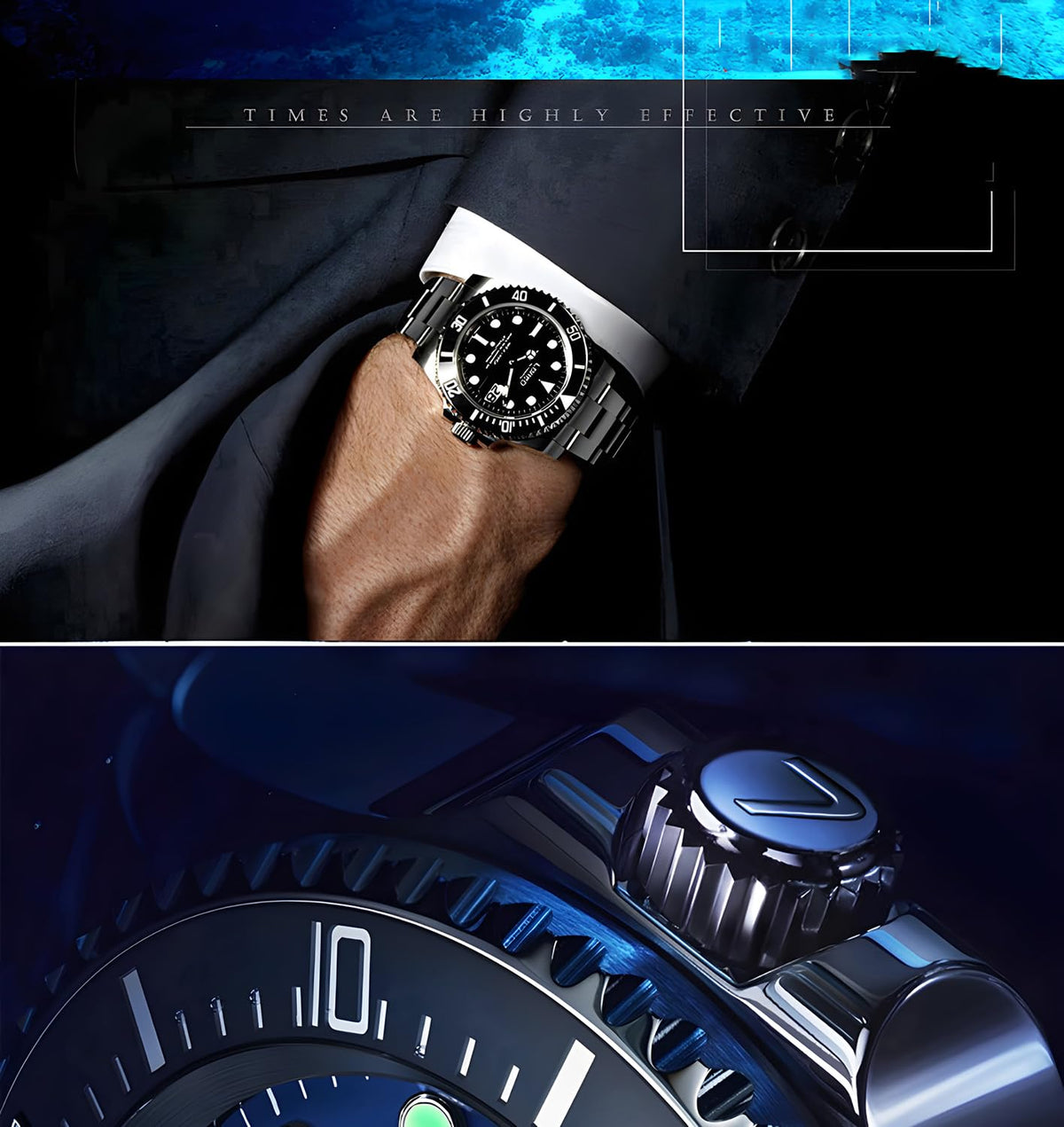 Men's Automatic Watch Sapphire 200M Waterproof W375