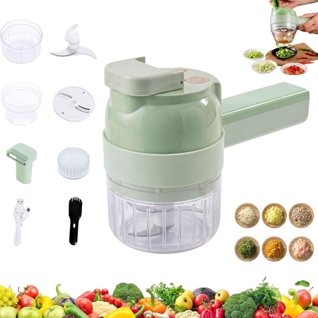 Handheld Electric Vegetable Cutter Set B4792