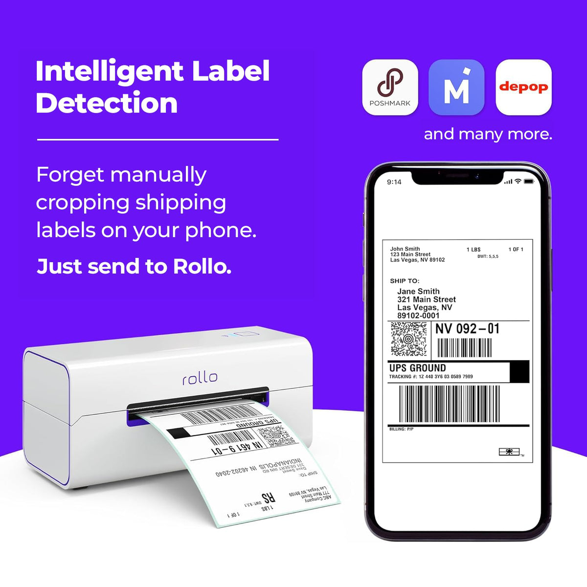 Wireless Wi-Fi 4x6 Thermal Label Printer D26729