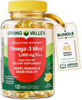 Omega-3 Fish Oil 1000 mg 120 Count Softgels Dietary Supplement P7384