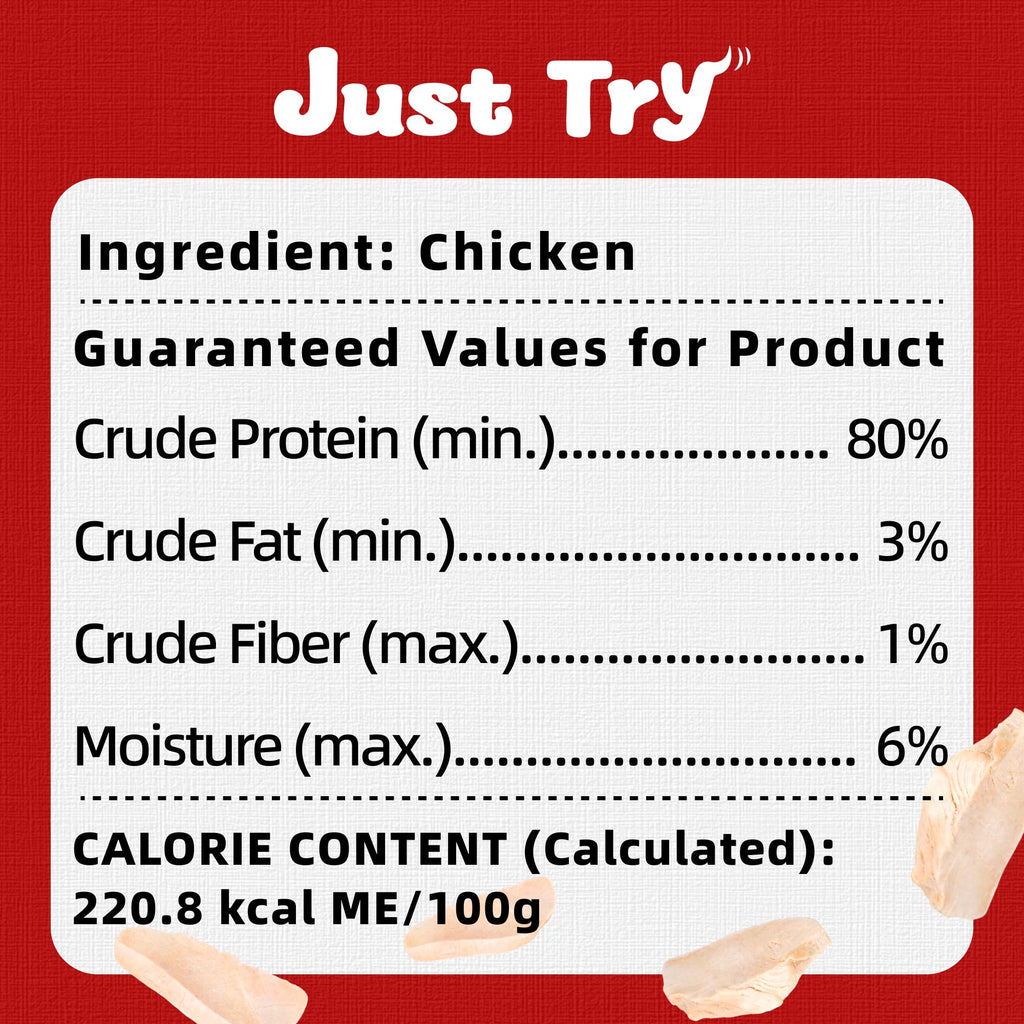 Freeze Dried Chicken Breast Cat & Dog Treats J396948