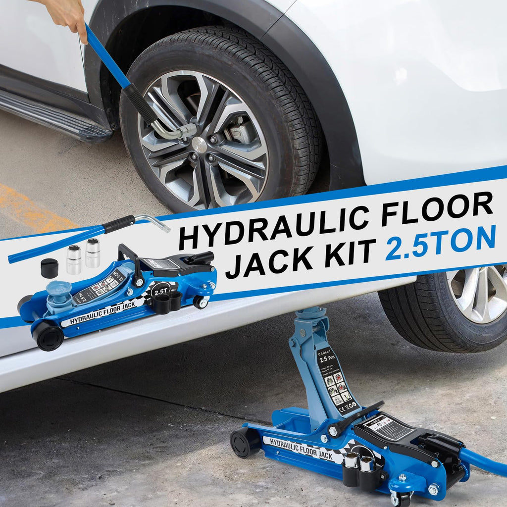 2.5 Ton Low Profile Hydraulic Floor Jack Kit E984