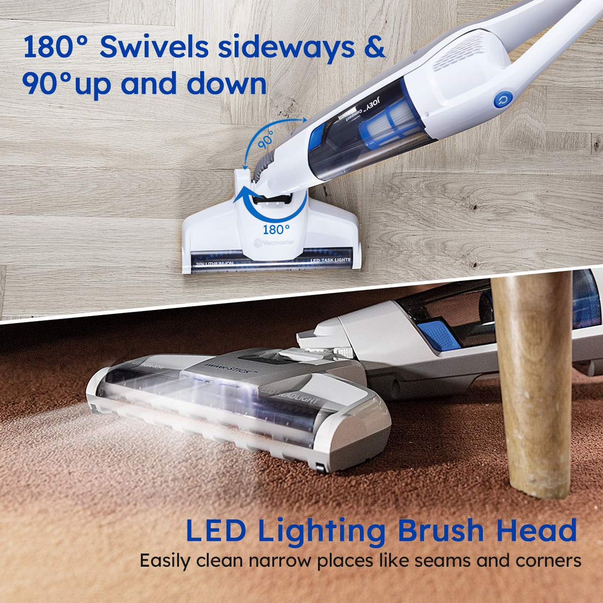 Cordless Handheld & Stick Vacuum 2 in 1 S2512