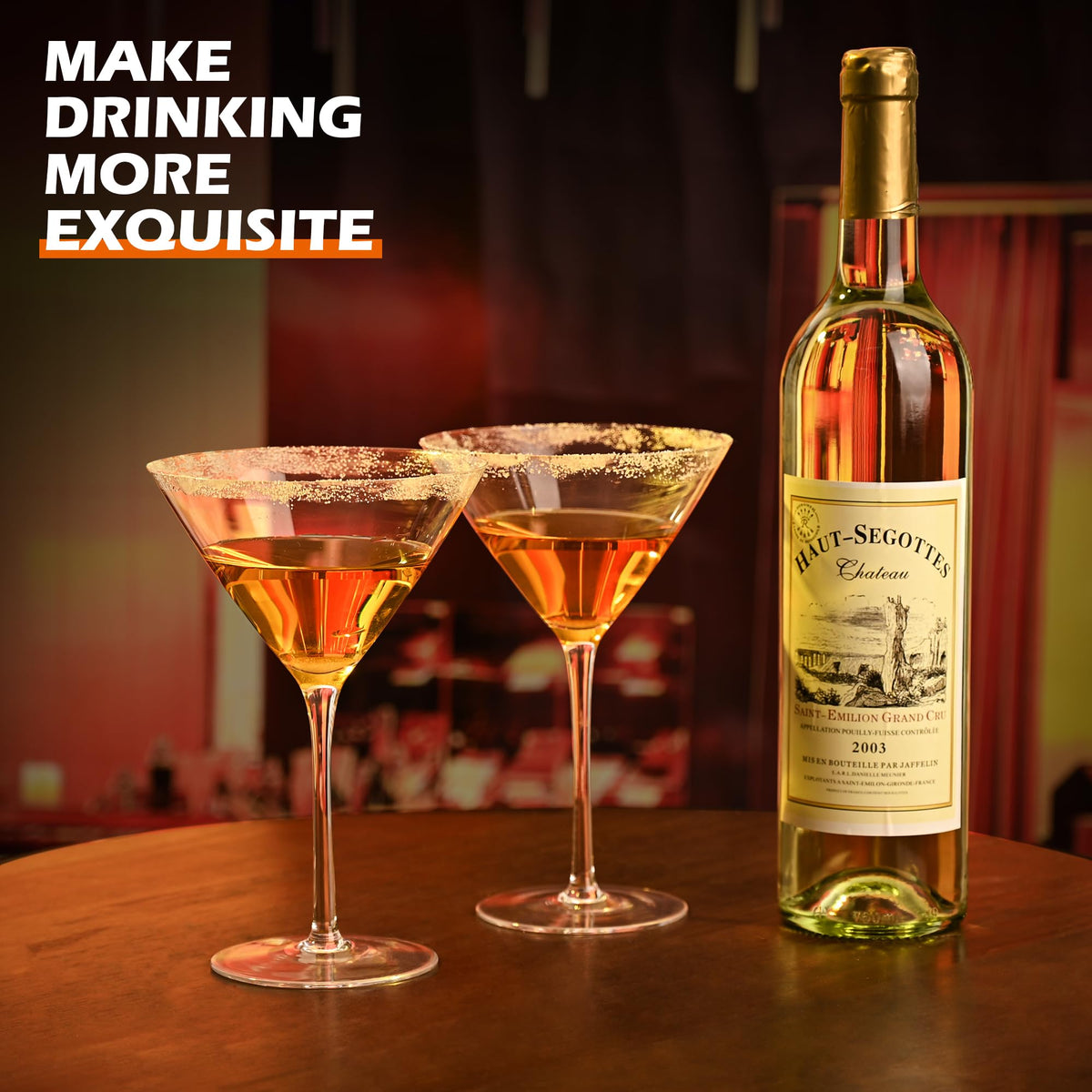 10oz Martini Glasses Set of 4 D815