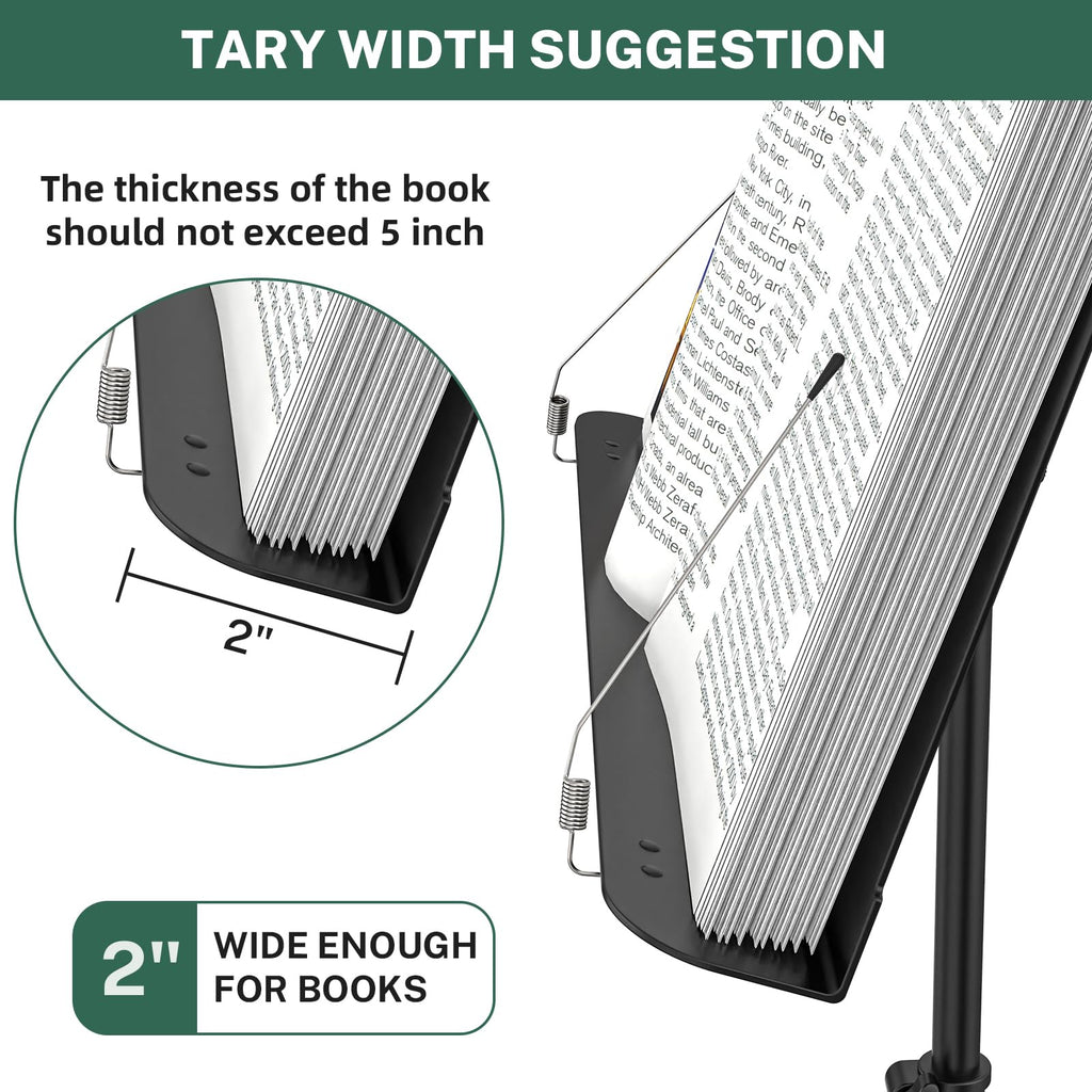 Black Metal Sheet Music Stand with Carrying Bag C767