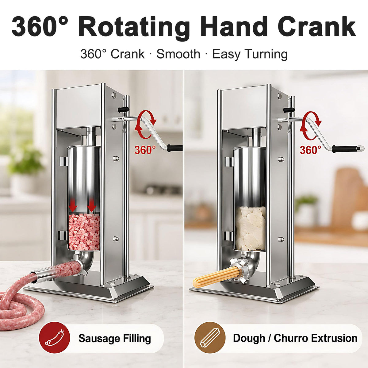 Sausage Stuffer and Churro Machine Combo B686308