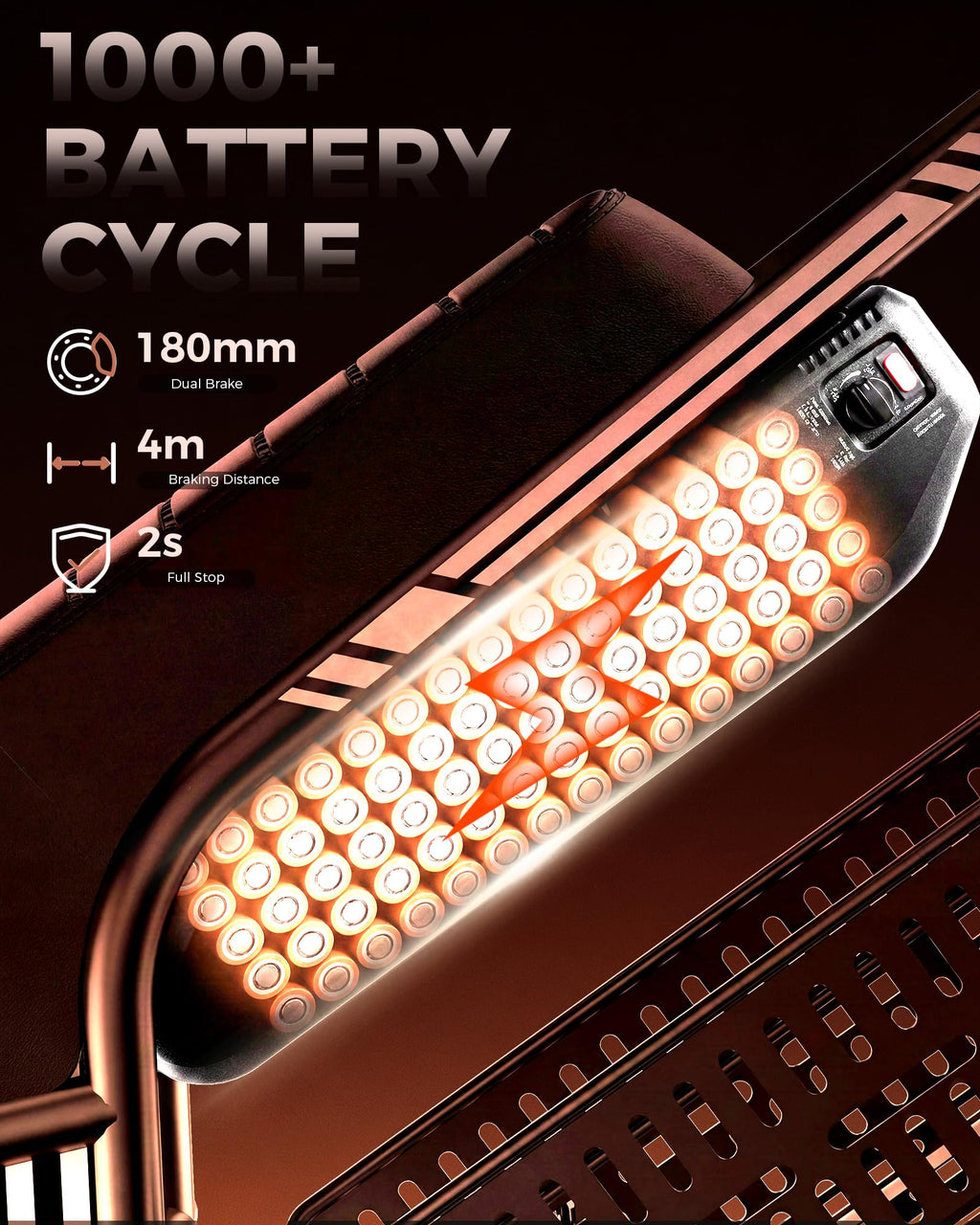 1000W Fat Tire Electric Bike with 48V 13Ah Battery U1850