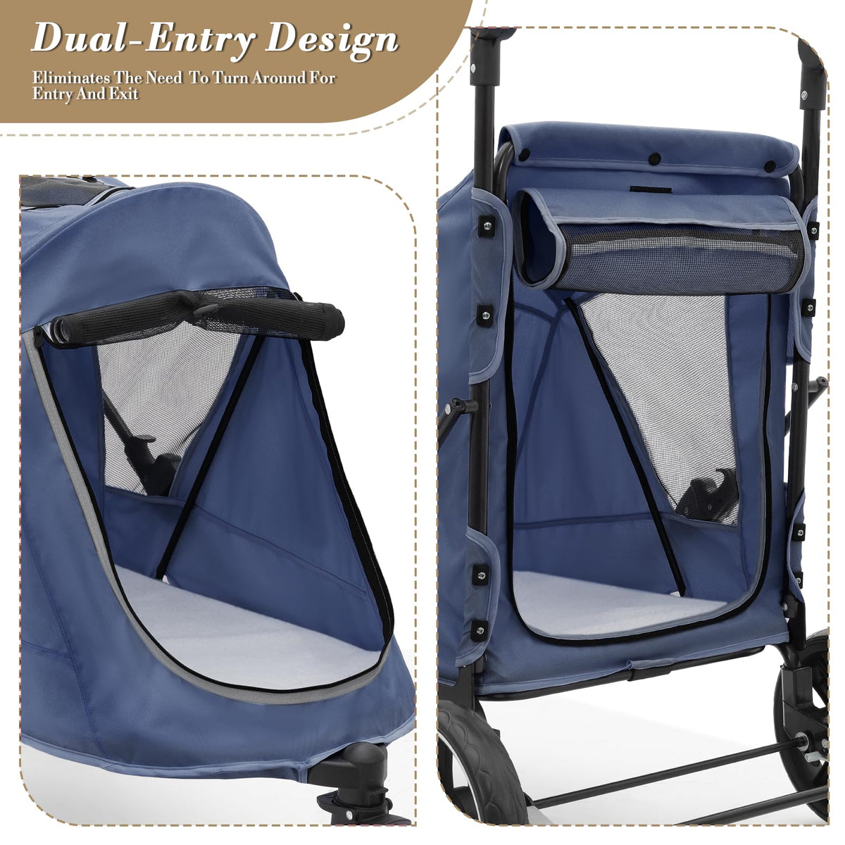 Blue Pet Stroller F99782