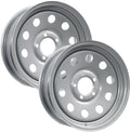15 Inch 5 Lug Silver Trailer Wheel X87022