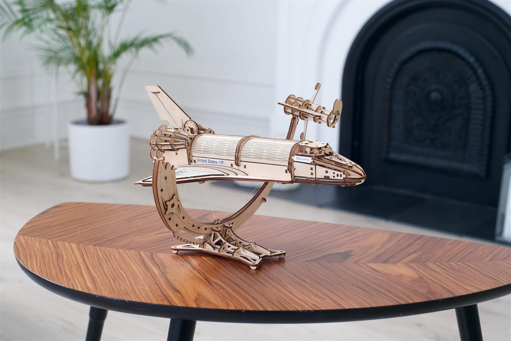 Wooden 3D Puzzle Space Shuttle Model Kit L2305