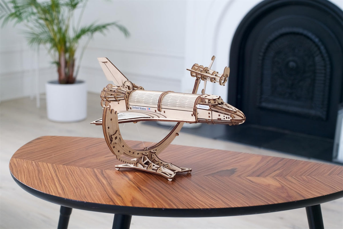 Wooden 3D Puzzle Space Shuttle Model Kit L2305