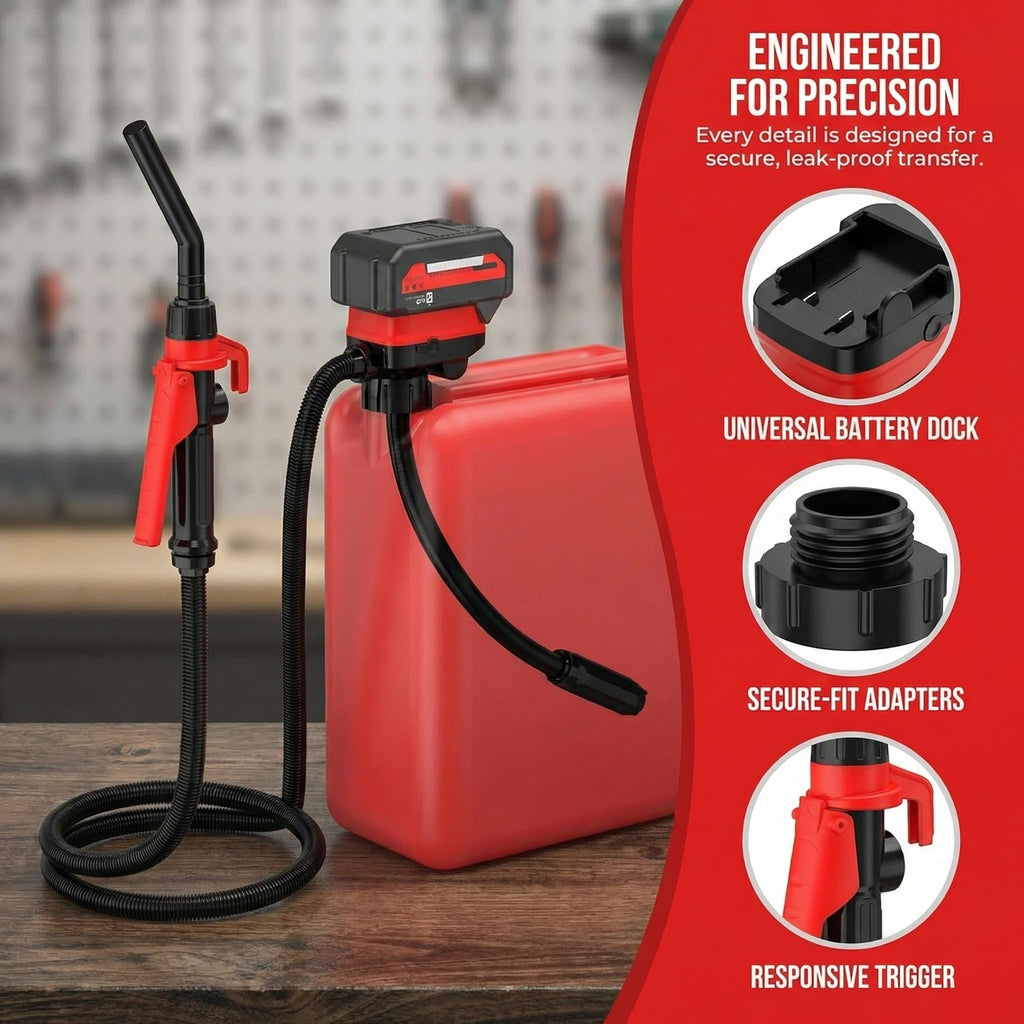 Cordless Battery Powered Fuel Transfer Pump 3.2 Gpm Y6953