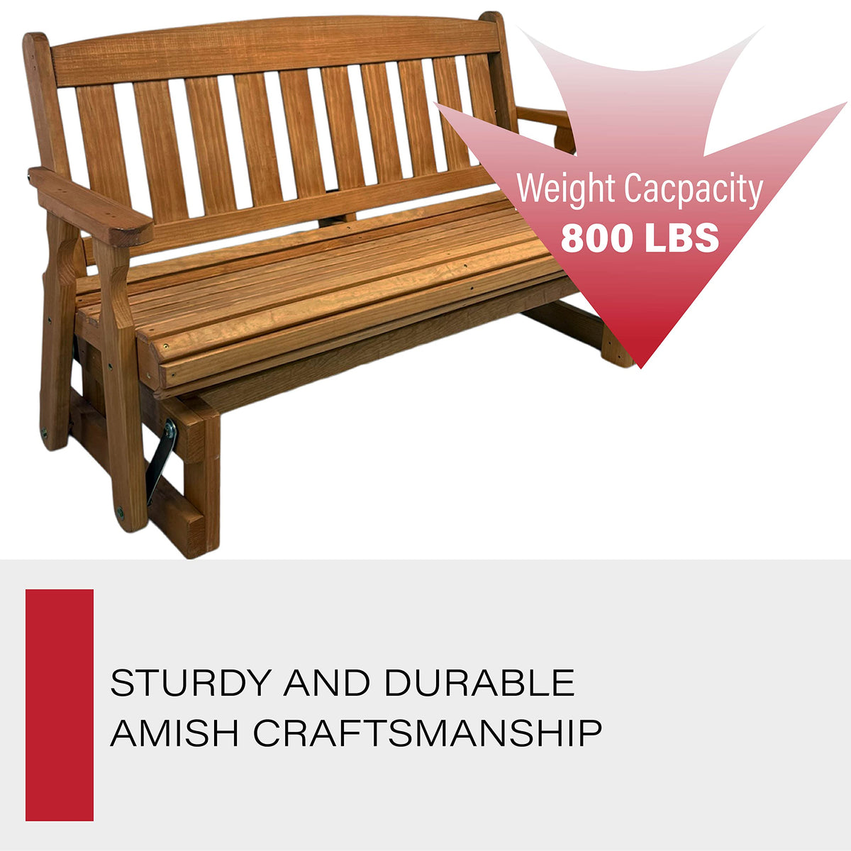 Heavy Duty Pressure Treated Porch Glider Z4439