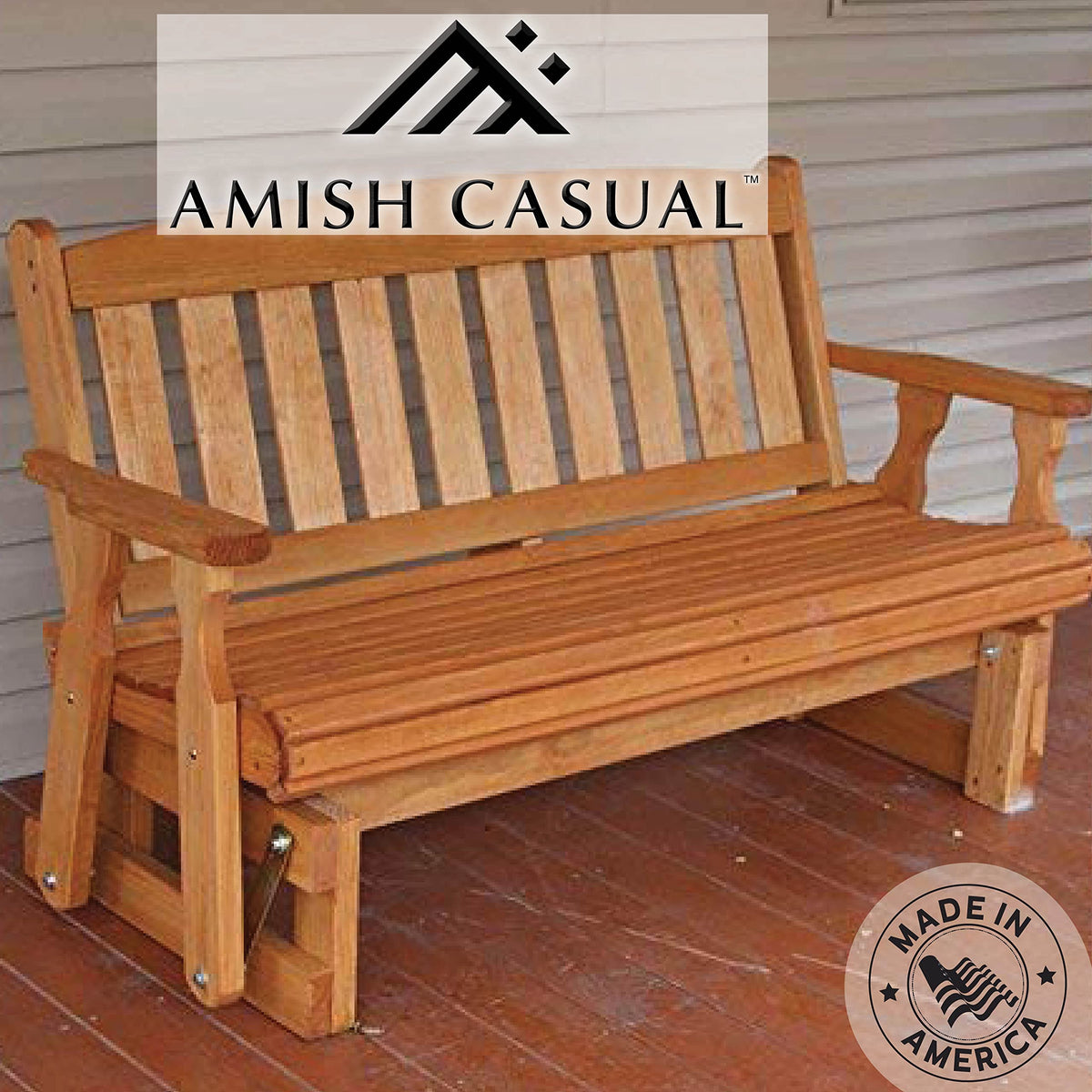 Heavy Duty Pressure Treated Porch Glider Z4439