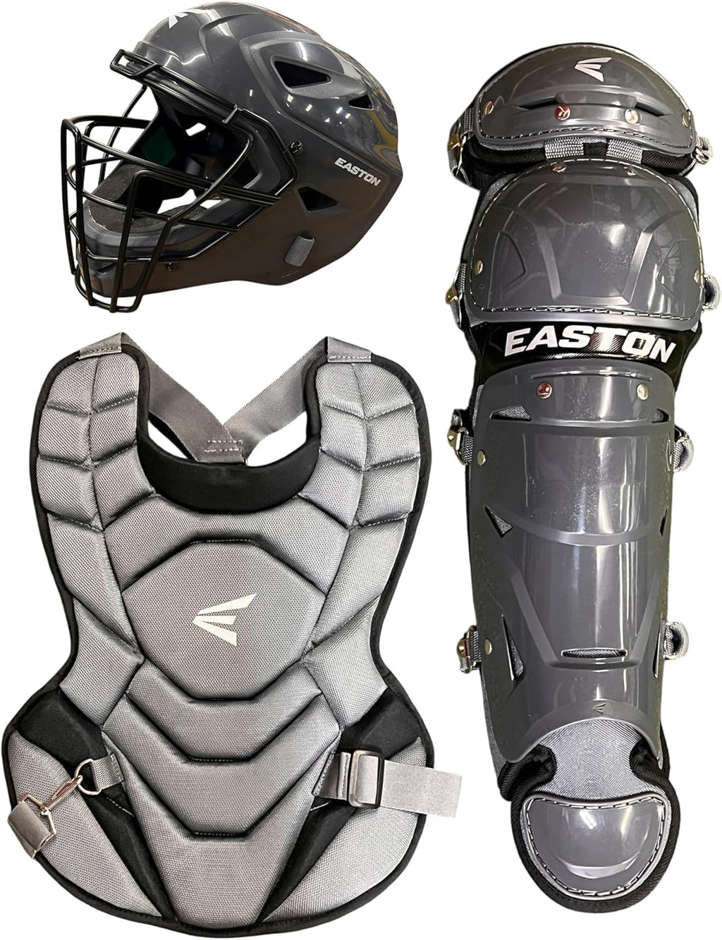 Black Youth Catcher's Set with Helmet, Chest Protector & Leg Guards I81563