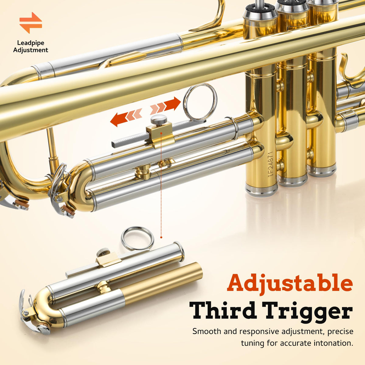 Bb Trumpet Brass Student Set N786