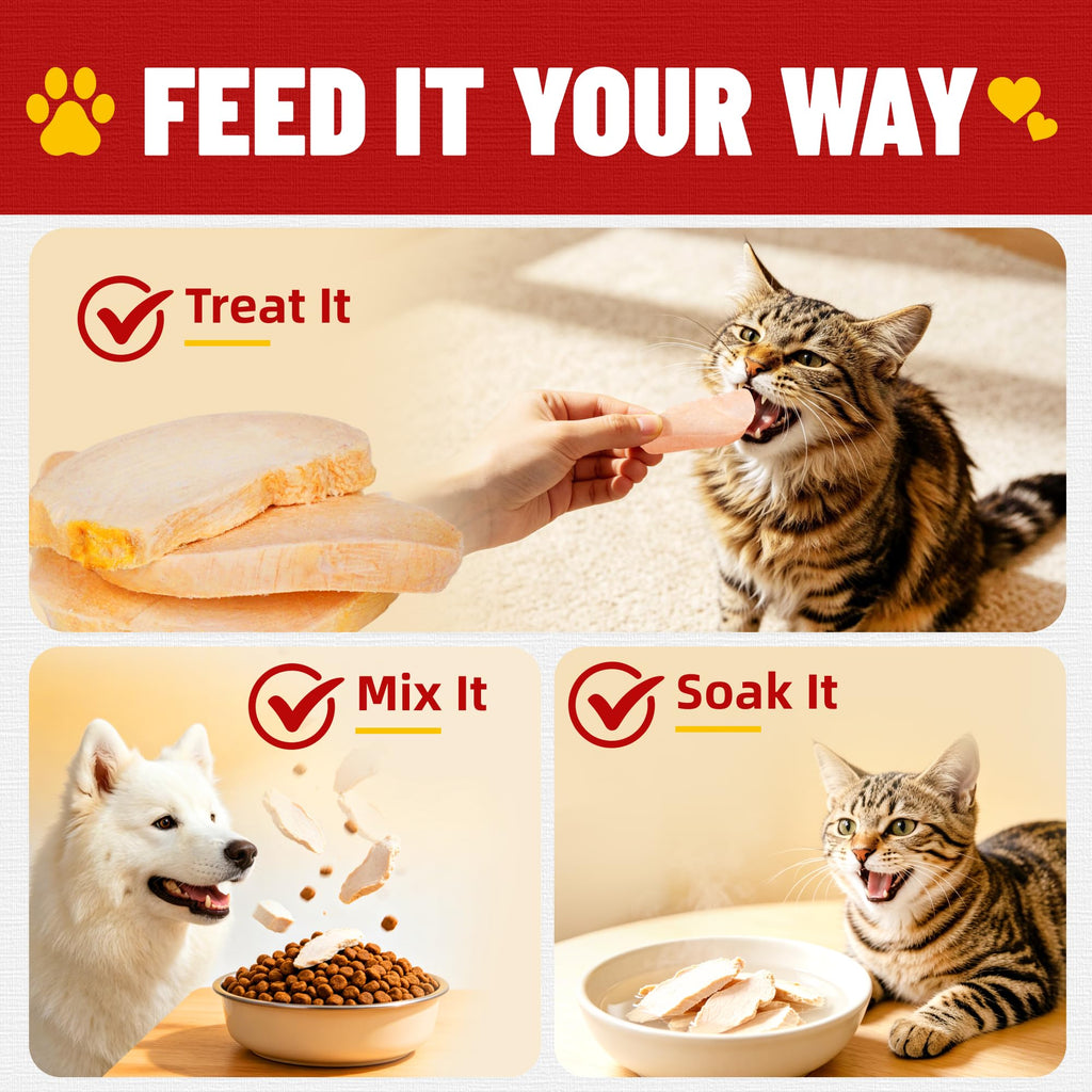 Freeze Dried Chicken Breast Cat & Dog Treats J396948