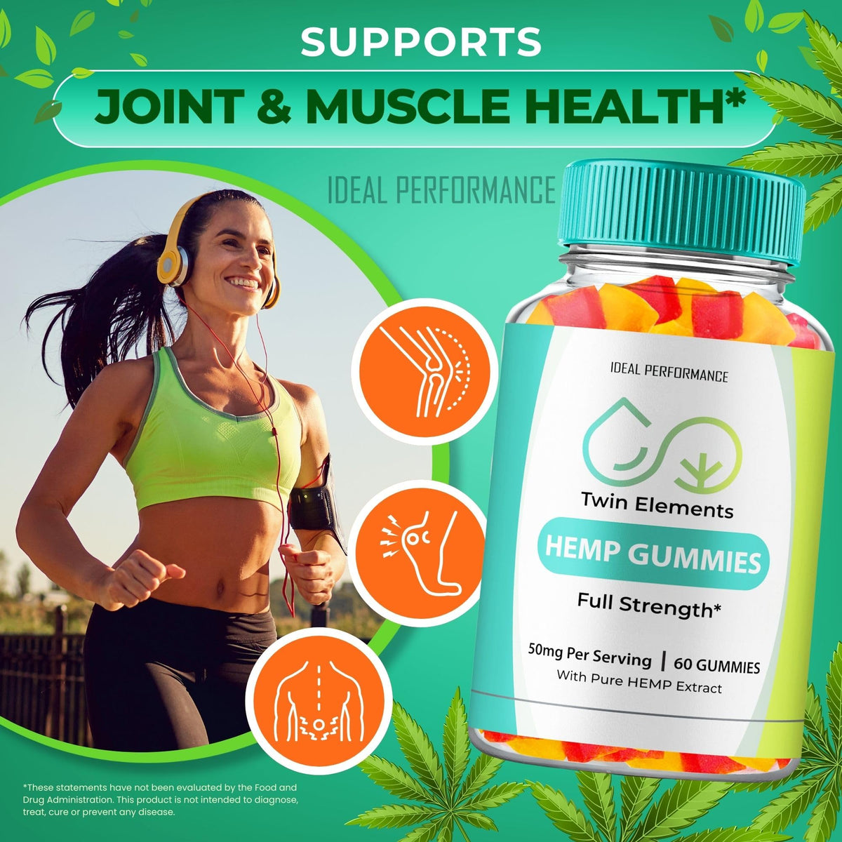 Hemp Gummies 60 Gummies B648454
