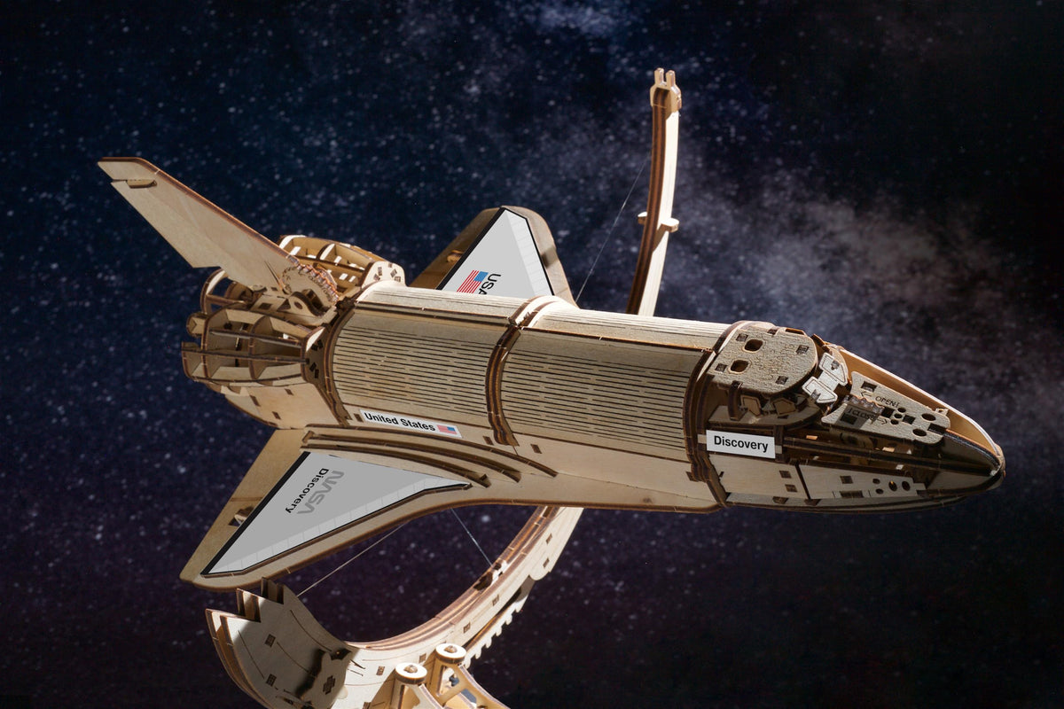 Wooden 3D Puzzle Space Shuttle Model Kit L2305