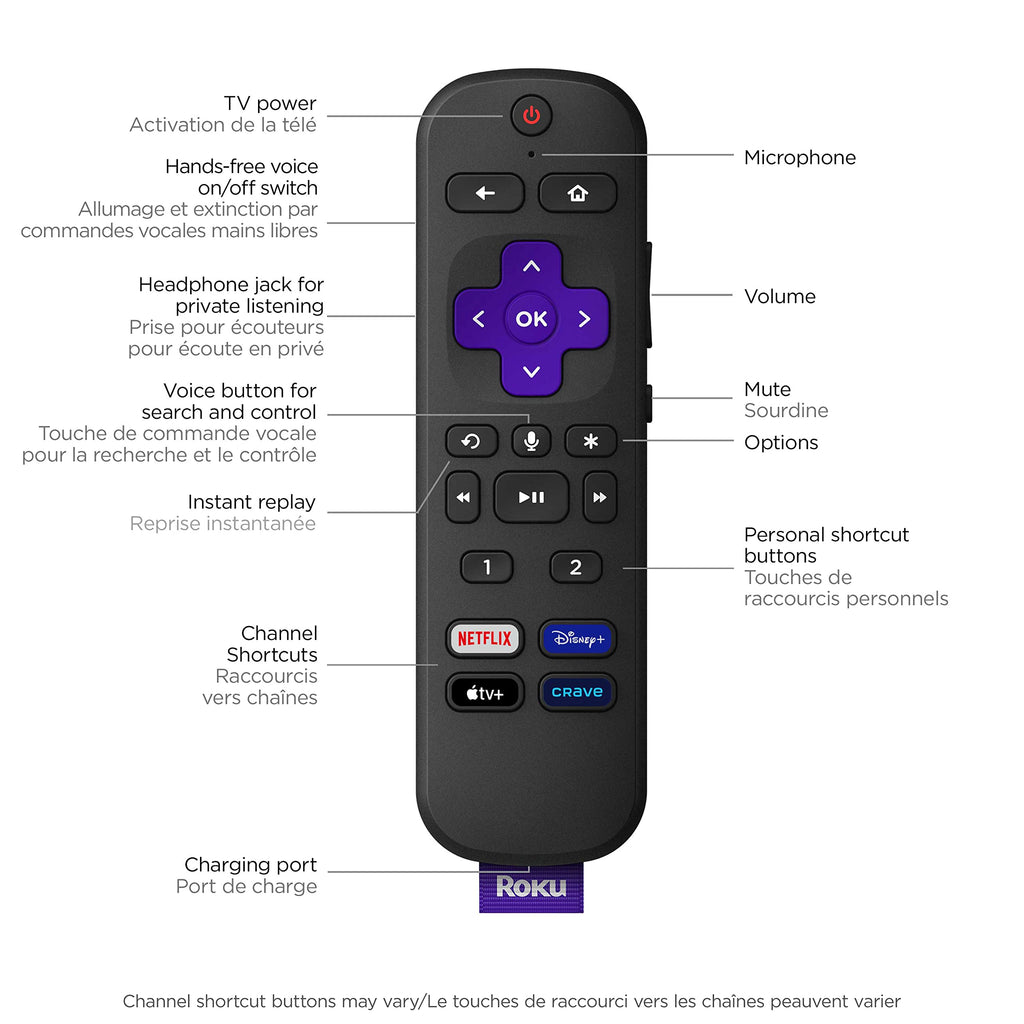 4K HDR Streaming Player with Voice Remote and HDMI Cable Y889