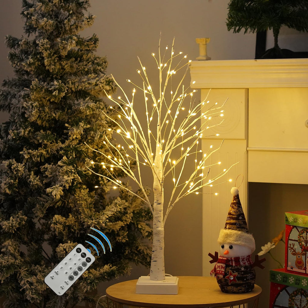 144 LED Birch Tree Lights with Remote Control A4470