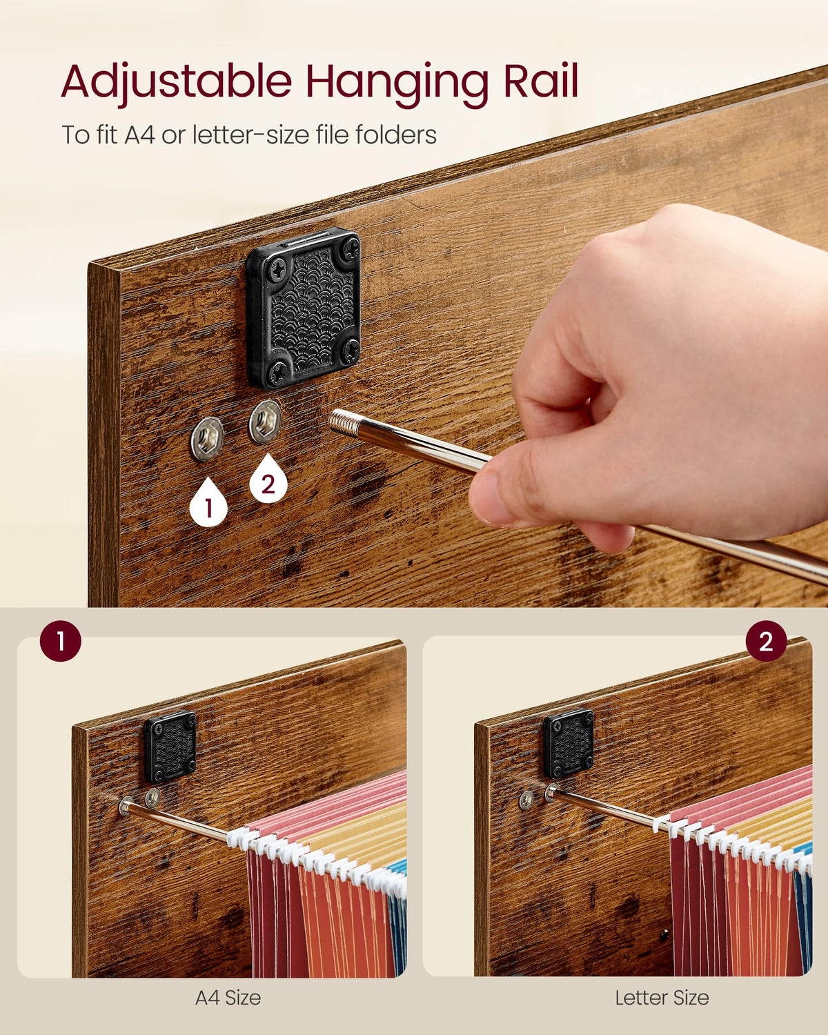 4 Drawer Locking File Cabinet L126