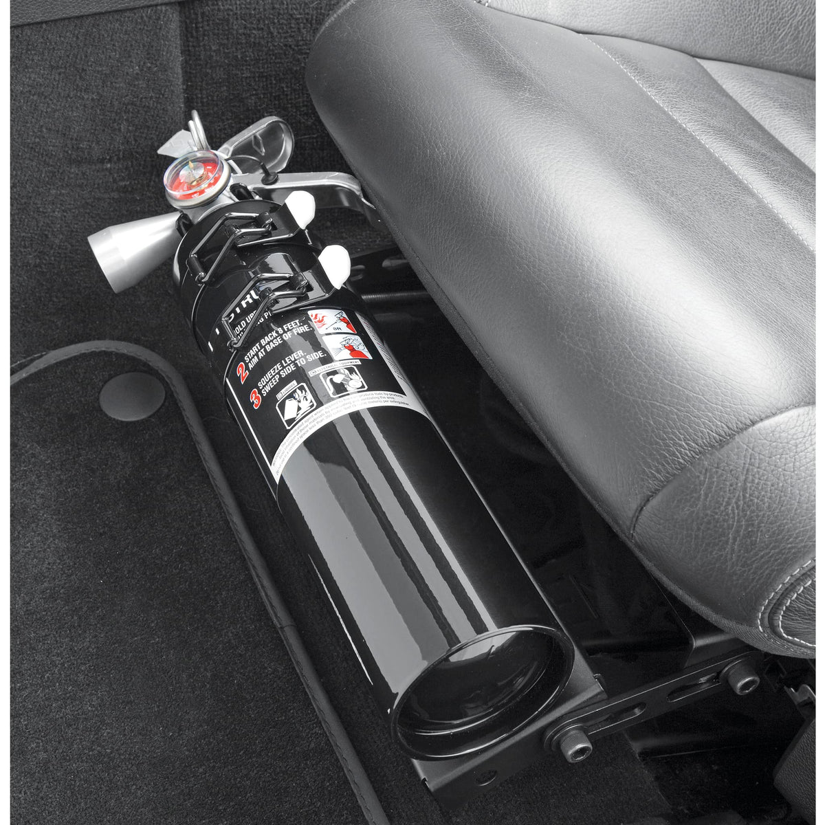 2.5 lbs Black Refillable Dry Chemical Fire Extinguisher Y267