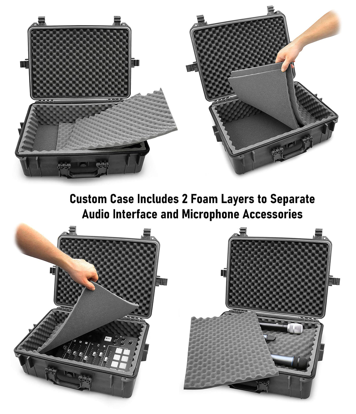 Waterproof DJ Mixer and Accessories Case W984432