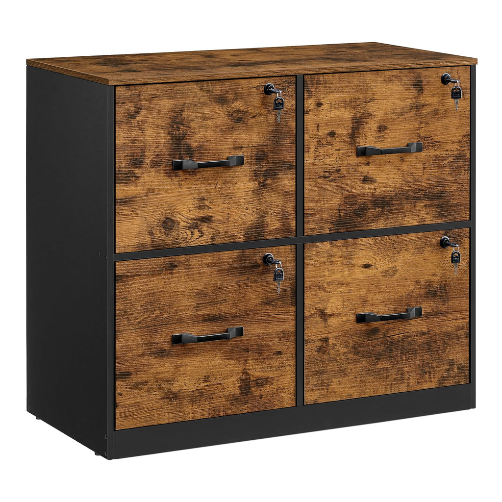 4 Drawer Locking File Cabinet L126